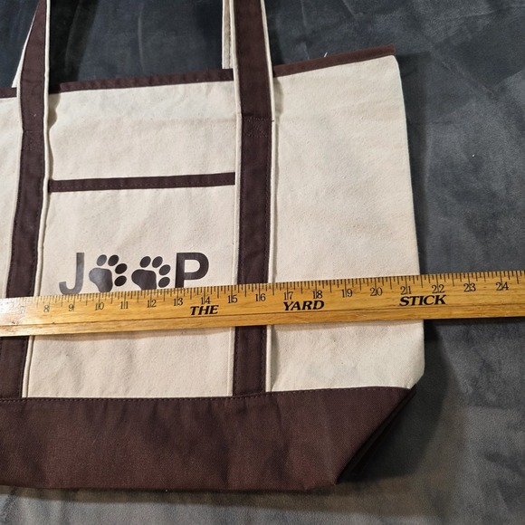 Tote bag is a Medium-duty canvas Jeep And Paws - Picture 6 of 6